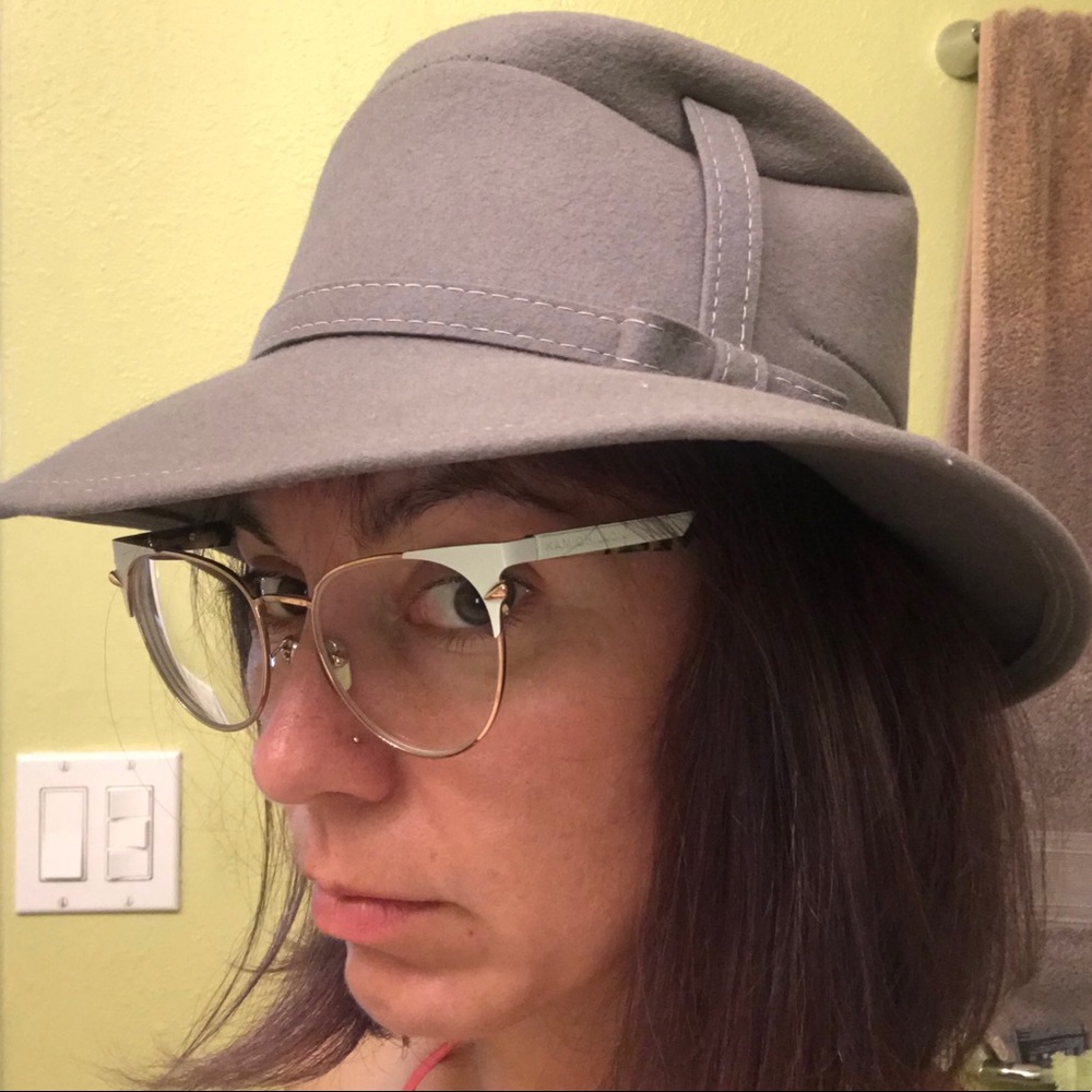 Vintage wool felt hat